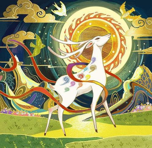 九色鹿放大,探寻神秘生物的奇幻之旅