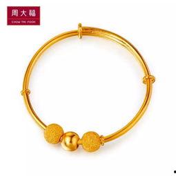 周大福祥云九色鹿手镯,传承匠心，绽放东方韵味